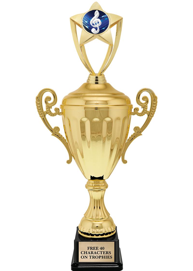 15.43" GD ACCLDE CUP TRP W FIG