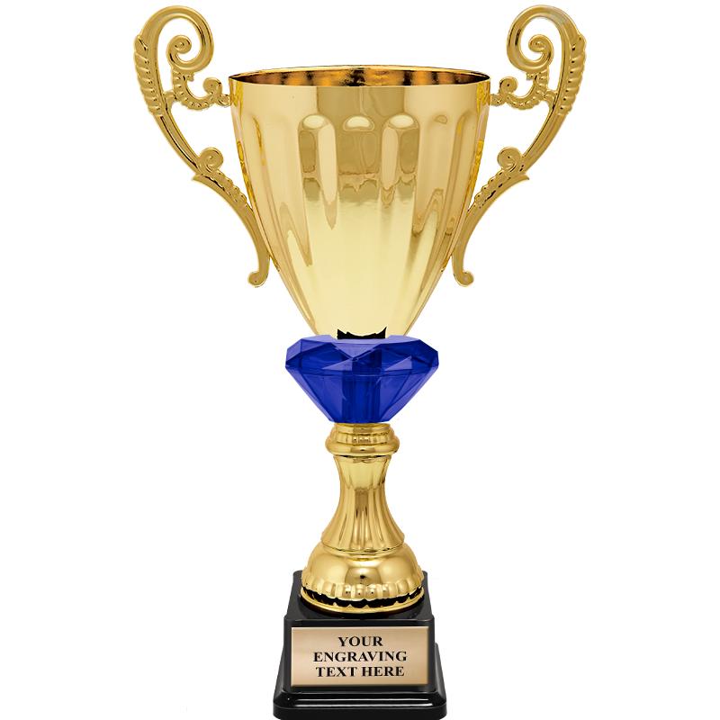 10.75" GD MTL ACCLDE CRYS CUP