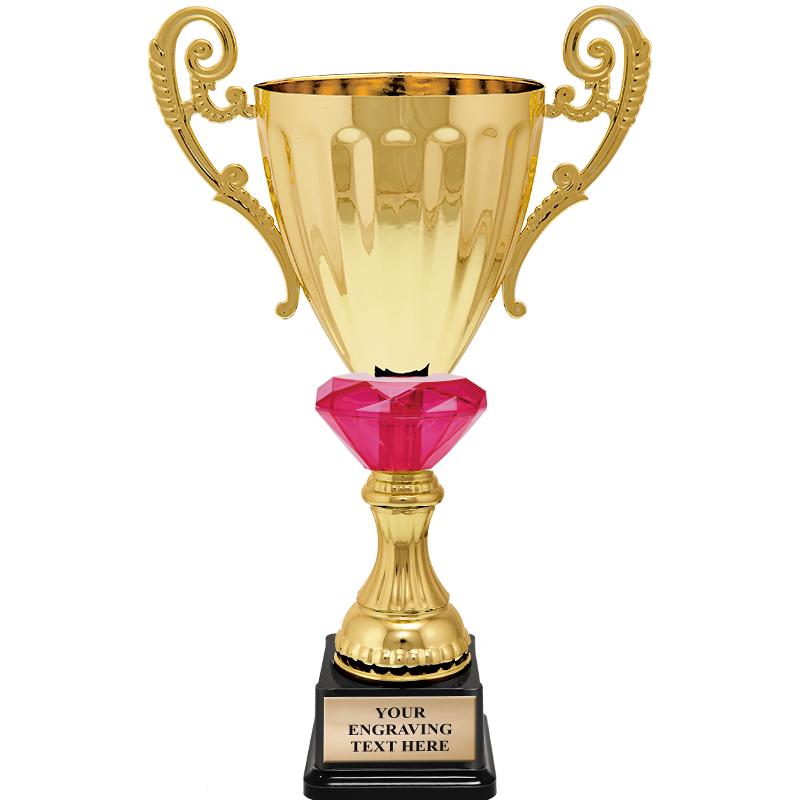 10.75" GD MTL ACCLDE CRYS CUP