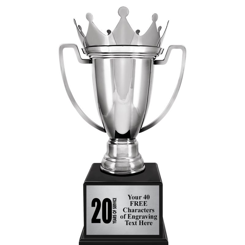 18.75" SILVER CROWN CUP TRP