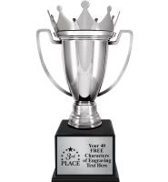 HUGE CHAMPION CROWN 19 FANTASY FOOTBALL 20 YEAR TROPHY- FREE ENGRAVIN –  Speedy Trophies