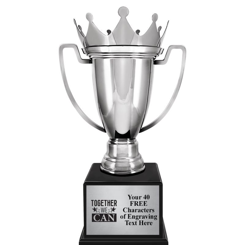 18.75" SILVER CROWN CUP TRP