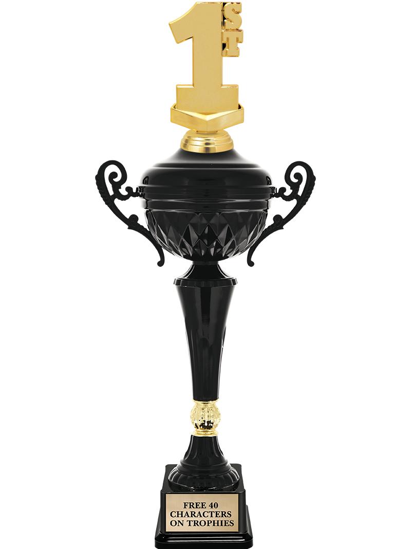 17.4" ONYX BLACK CUP TR W/FIG