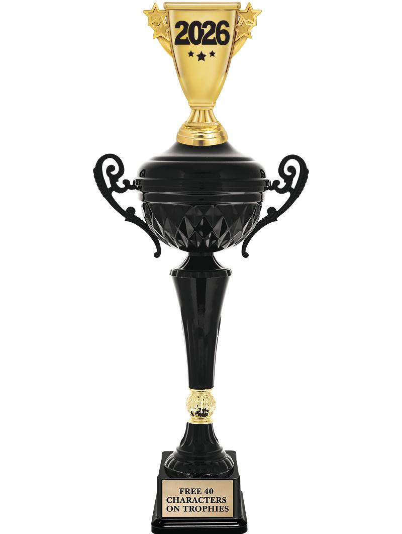 17.4" ONYX BLACK CUP TR W/FIG