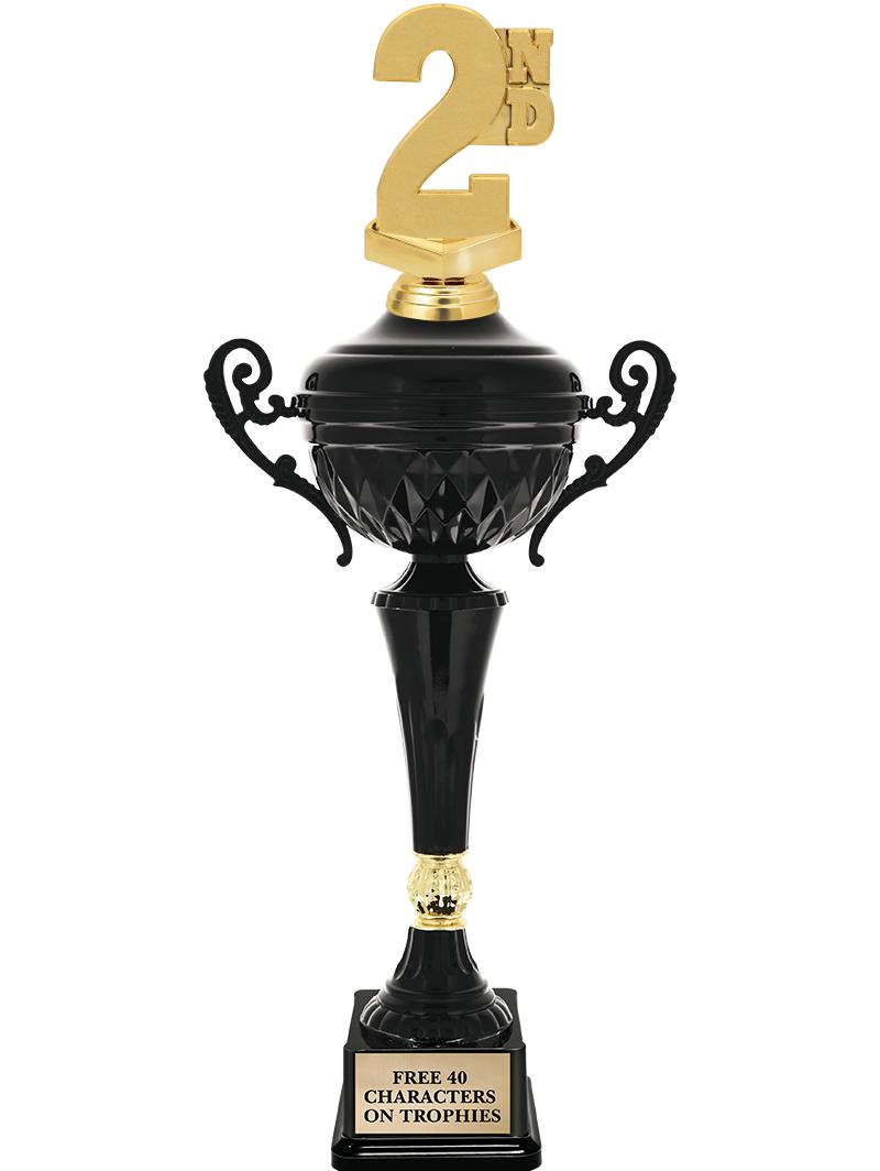 17.4" ONYX BLACK CUP TR W/FIG