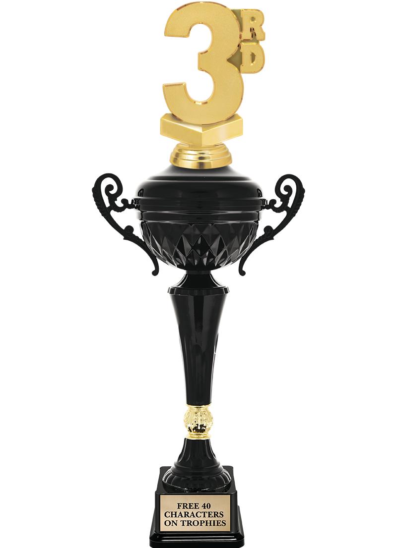 17.4" ONYX BLACK CUP TR W/FIG