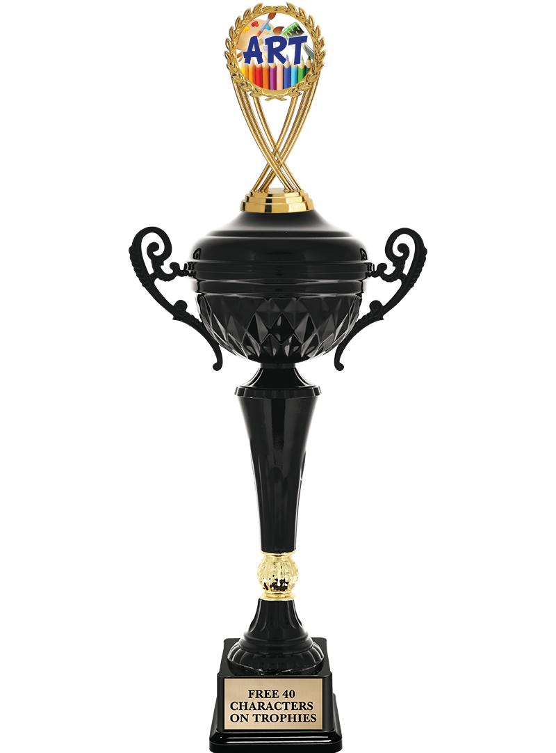 17.4" ONYX BLACK CUP TR W/FIG