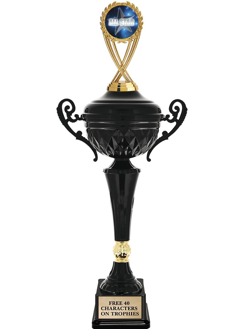 17.4" ONYX BLACK CUP TR W/FIG