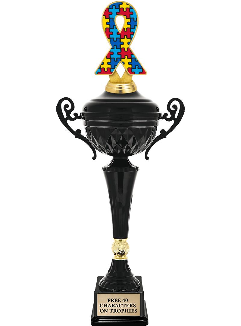 17.4" ONYX BLACK CUP TR W/FIG