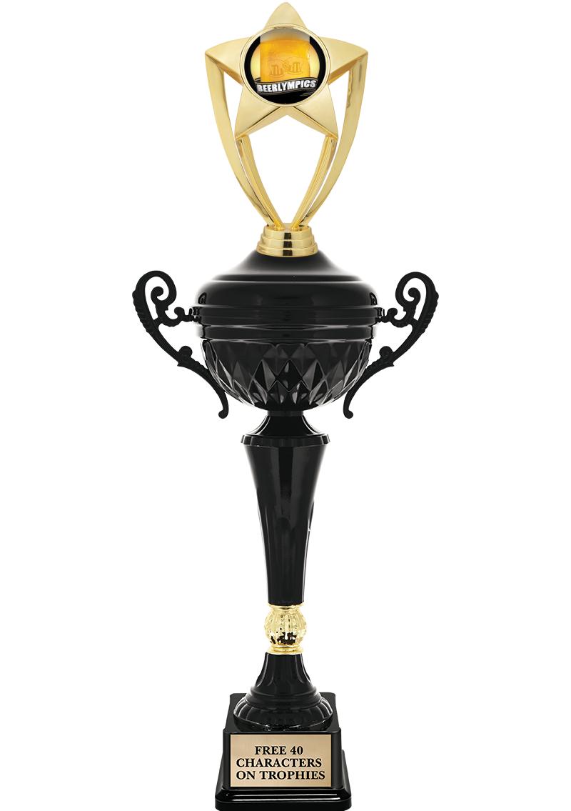 17.4" ONYX BLACK CUP TR W/FIG