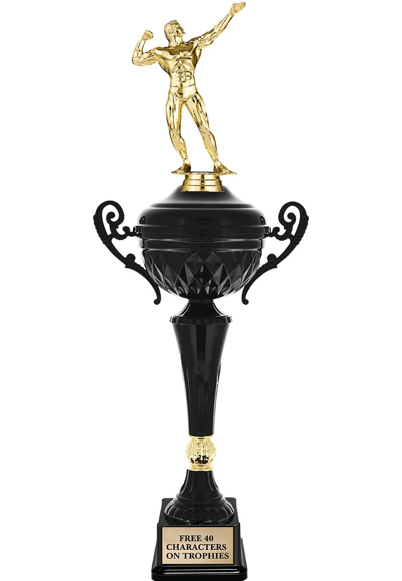 17.4" ONYX BLACK CUP TR W/FIG