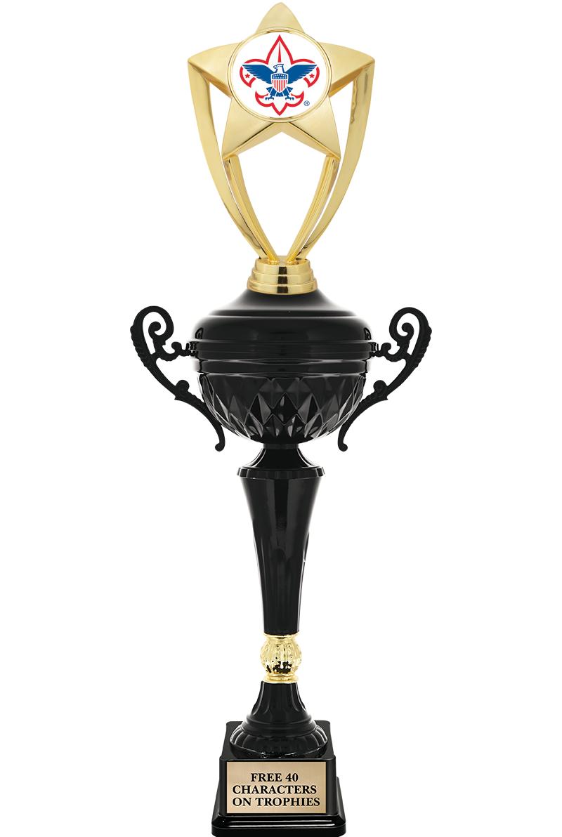 17.4" ONYX BLACK CUP TR W/FIG