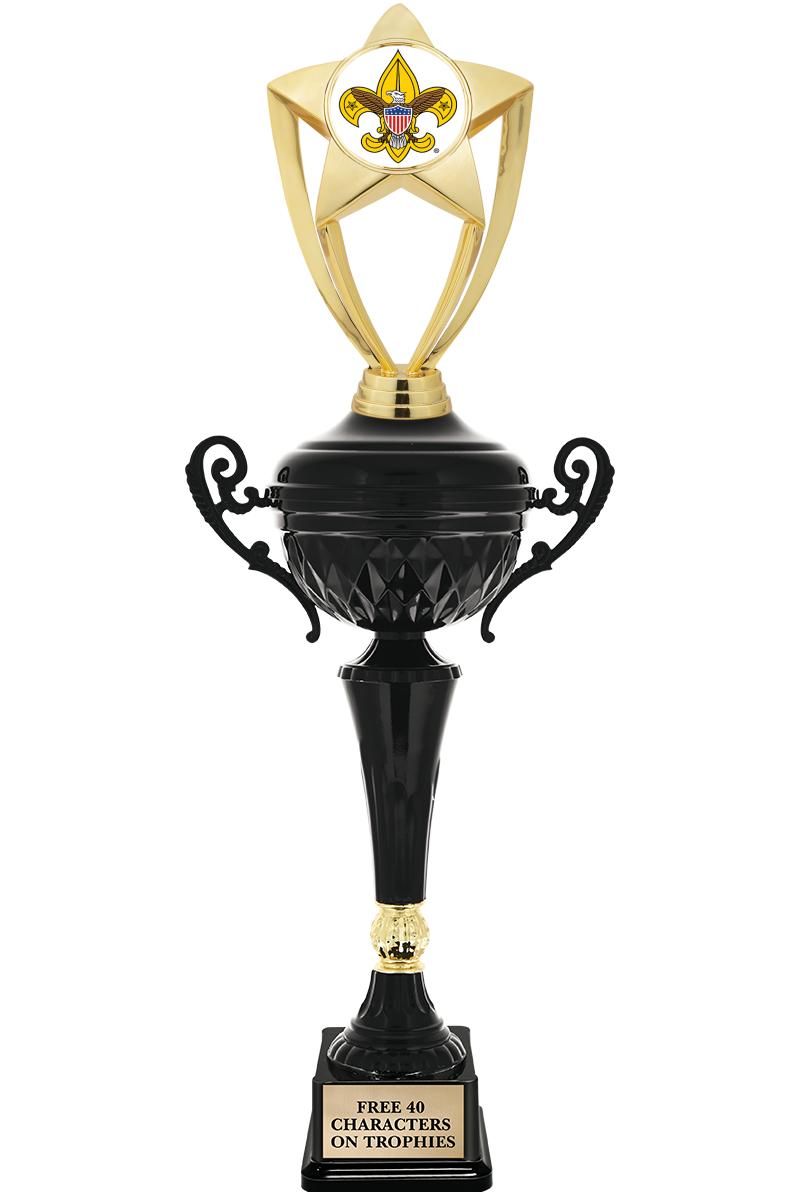 17.4" ONYX BLACK CUP TR W/FIG