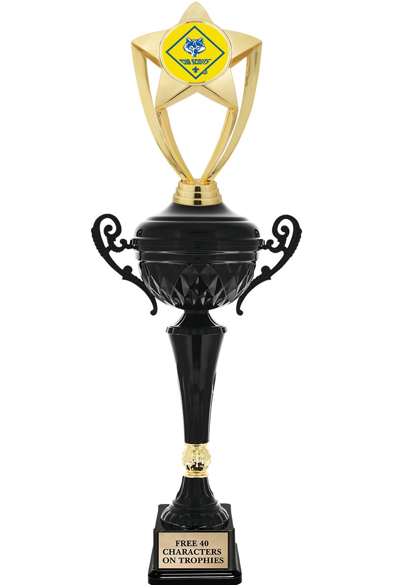 17.4" ONYX BLACK CUP TR W/FIG