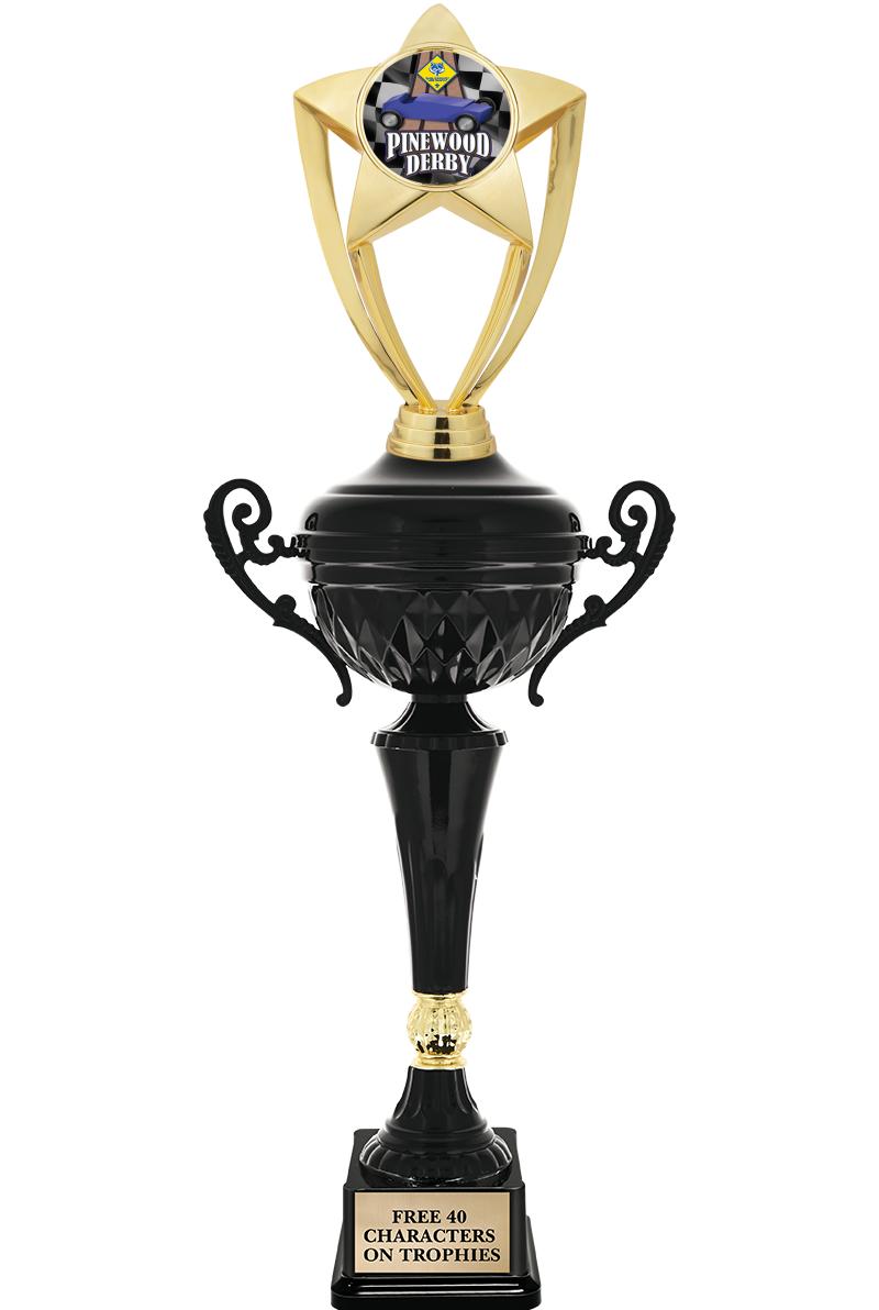 17.4" ONYX BLACK CUP TR W/FIG