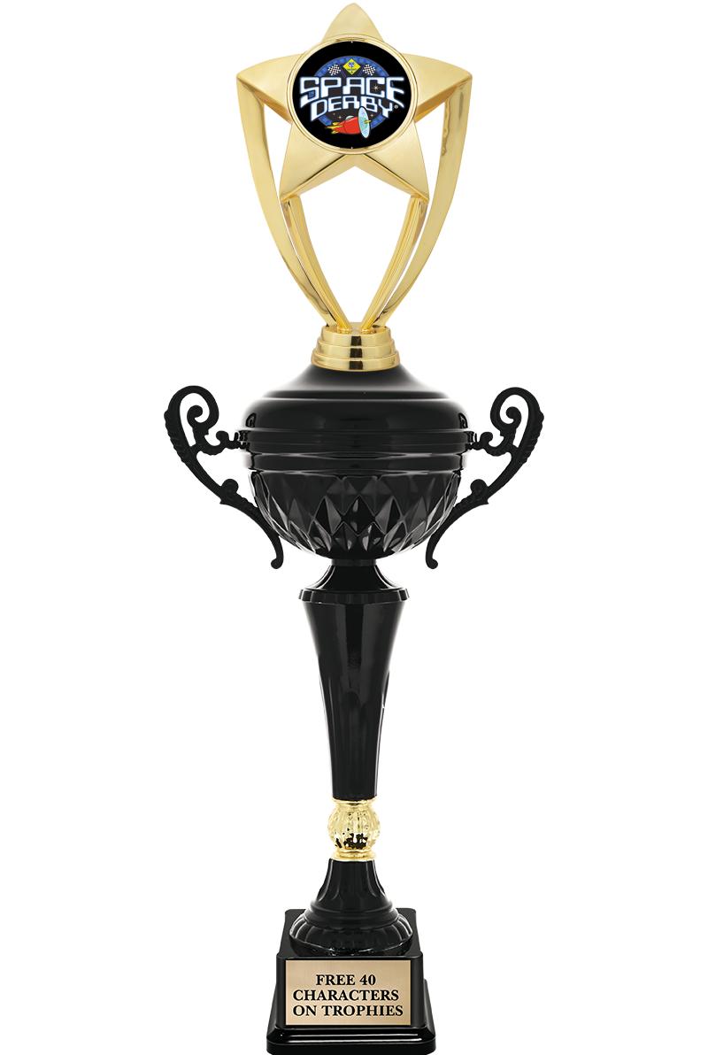 17.4" ONYX BLACK CUP TR W/FIG