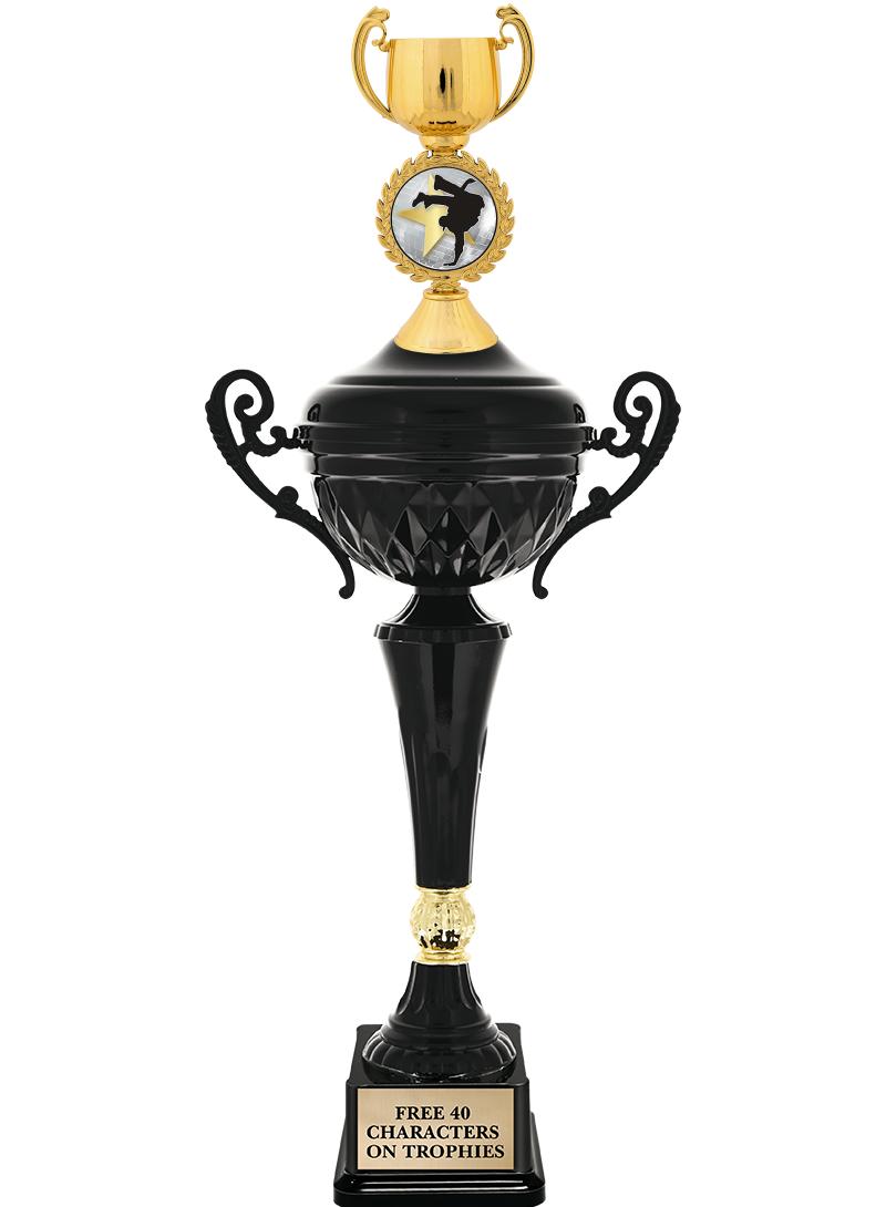 17.4" ONYX BLACK CUP TR W/FIG