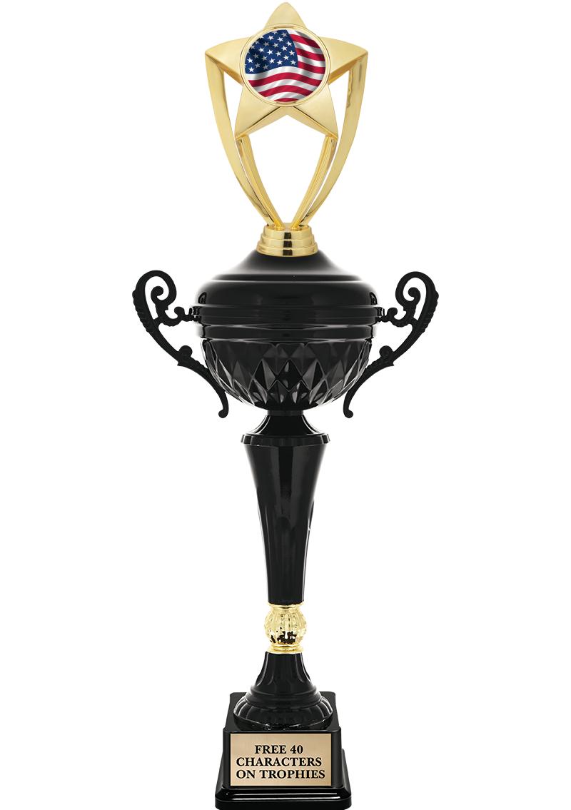 17.4" ONYX BLACK CUP TR W/FIG