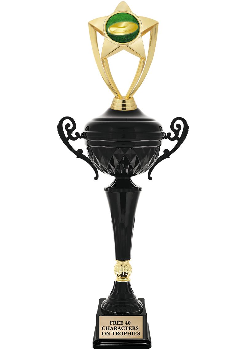 17.4" ONYX BLACK CUP TR W/FIG