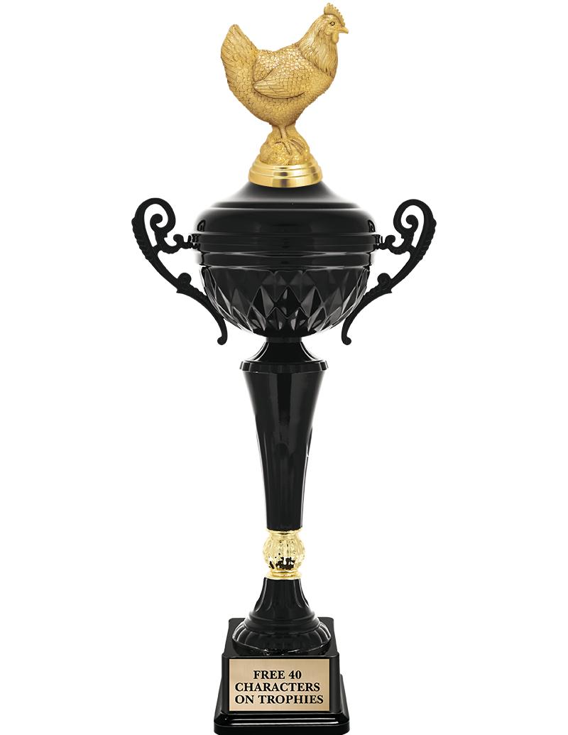 17.4" ONYX BLACK CUP TR W/FIG