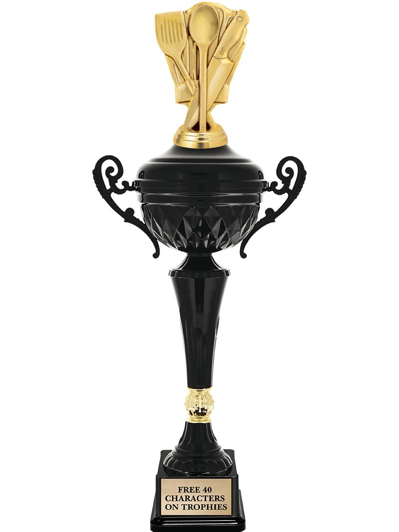 17.4" ONYX BLACK CUP TR W/FIG