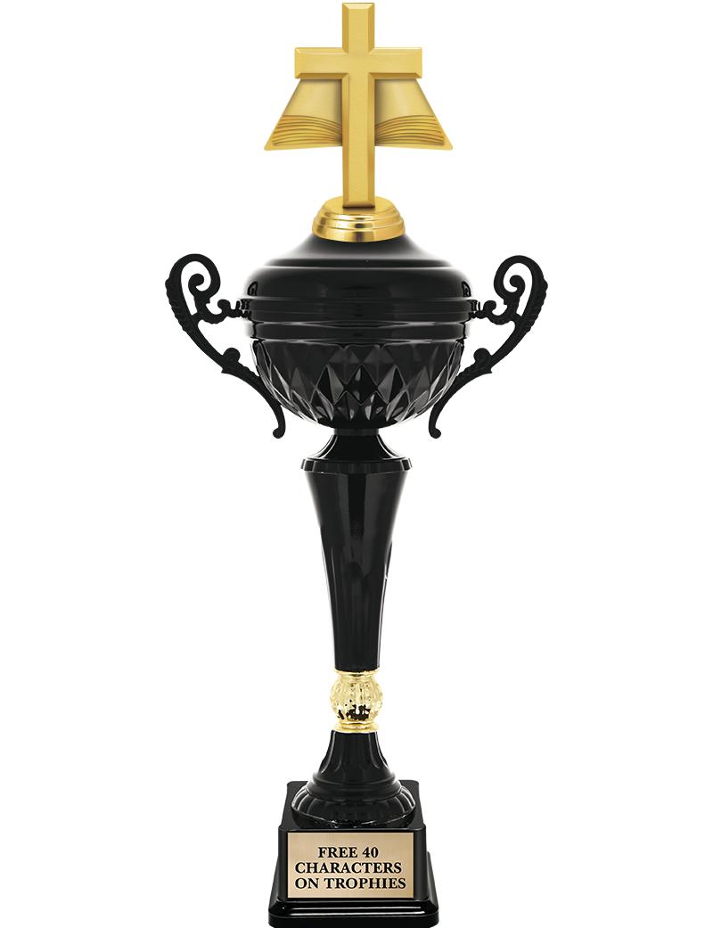 17.4" ONYX BLACK CUP TR W/FIG