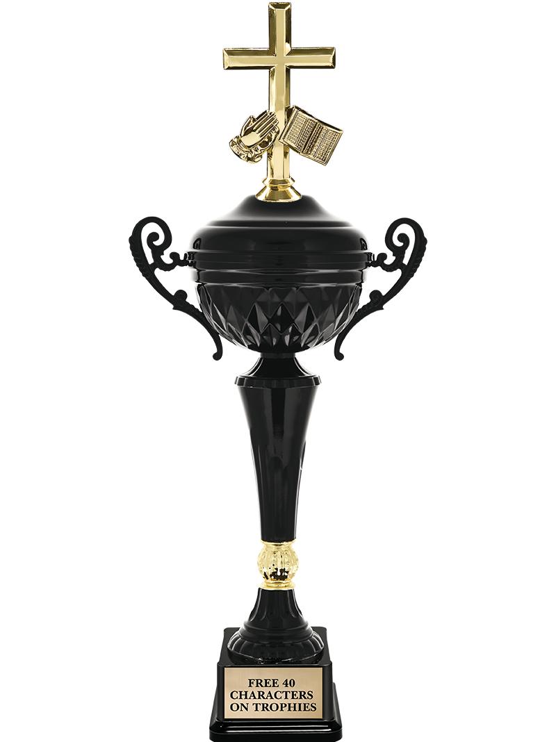 17.4" ONYX BLACK CUP TR W/FIG