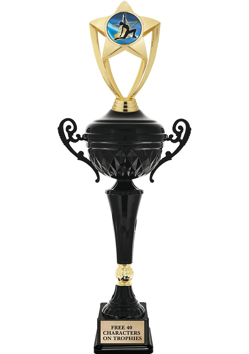 17.4" ONYX BLACK CUP TR W/FIG