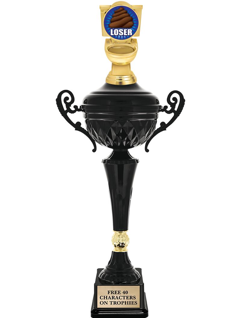 17.4" ONYX BLACK CUP TR W/FIG