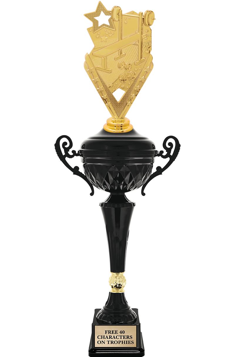 17.4" ONYX BLACK CUP TR W/FIG