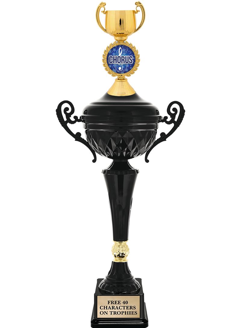 17.4" ONYX BLACK CUP TR W/FIG