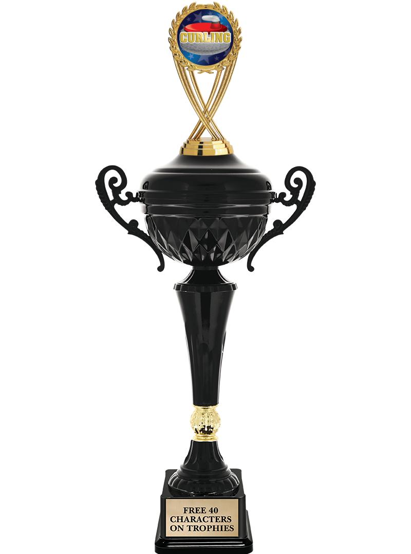 17.4" ONYX BLACK CUP TR W/FIG