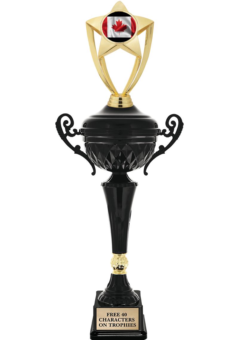 17.4" ONYX BLACK CUP TR W/FIG