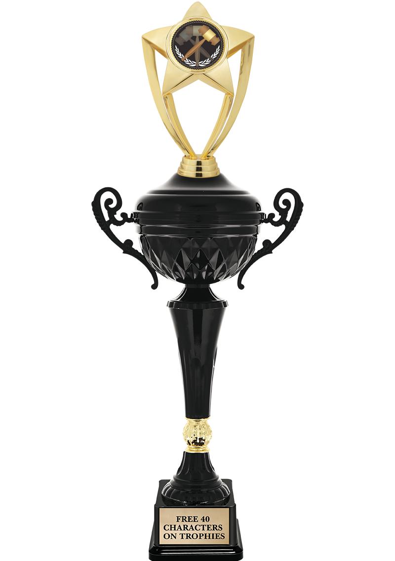 17.4" ONYX BLACK CUP TR W/FIG