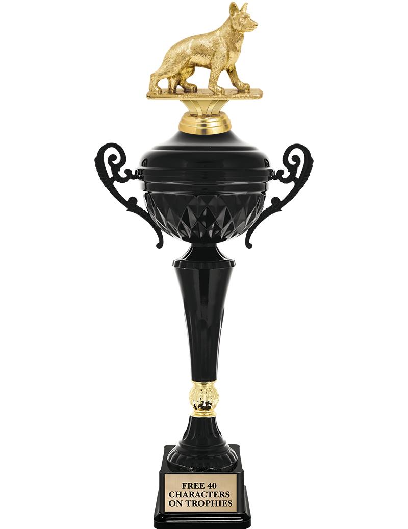 17.4" ONYX BLACK CUP TR W/FIG