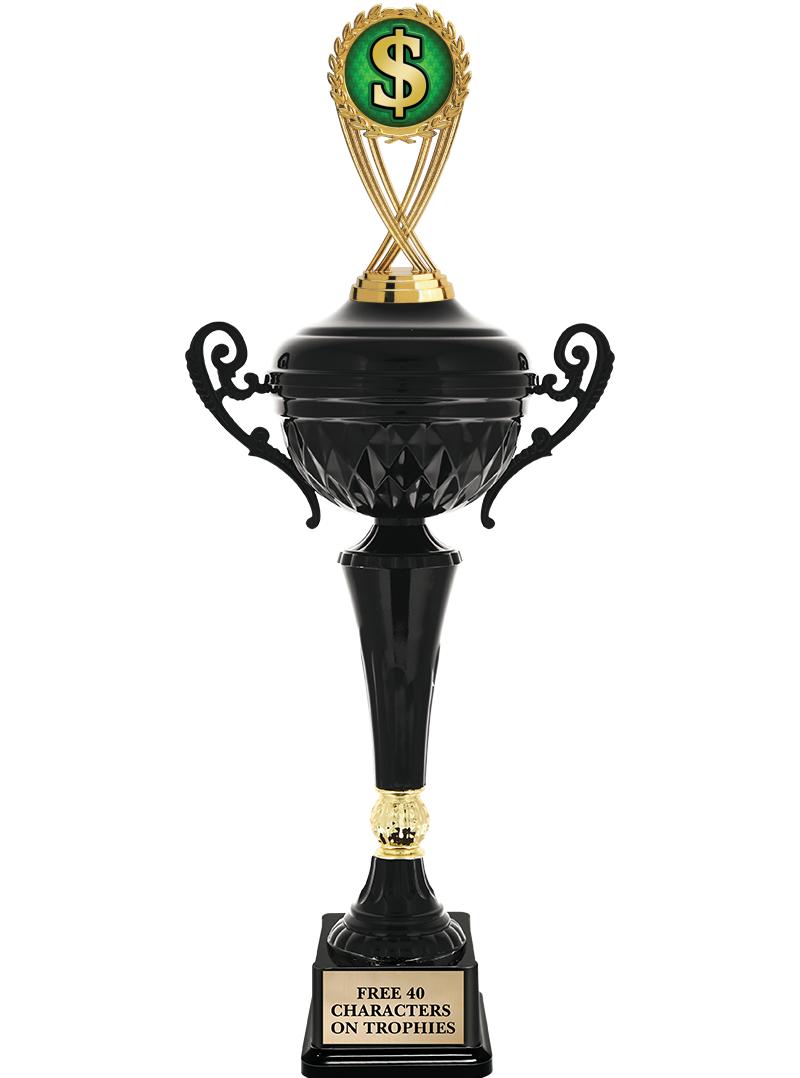 17.4" ONYX BLACK CUP TR W/FIG