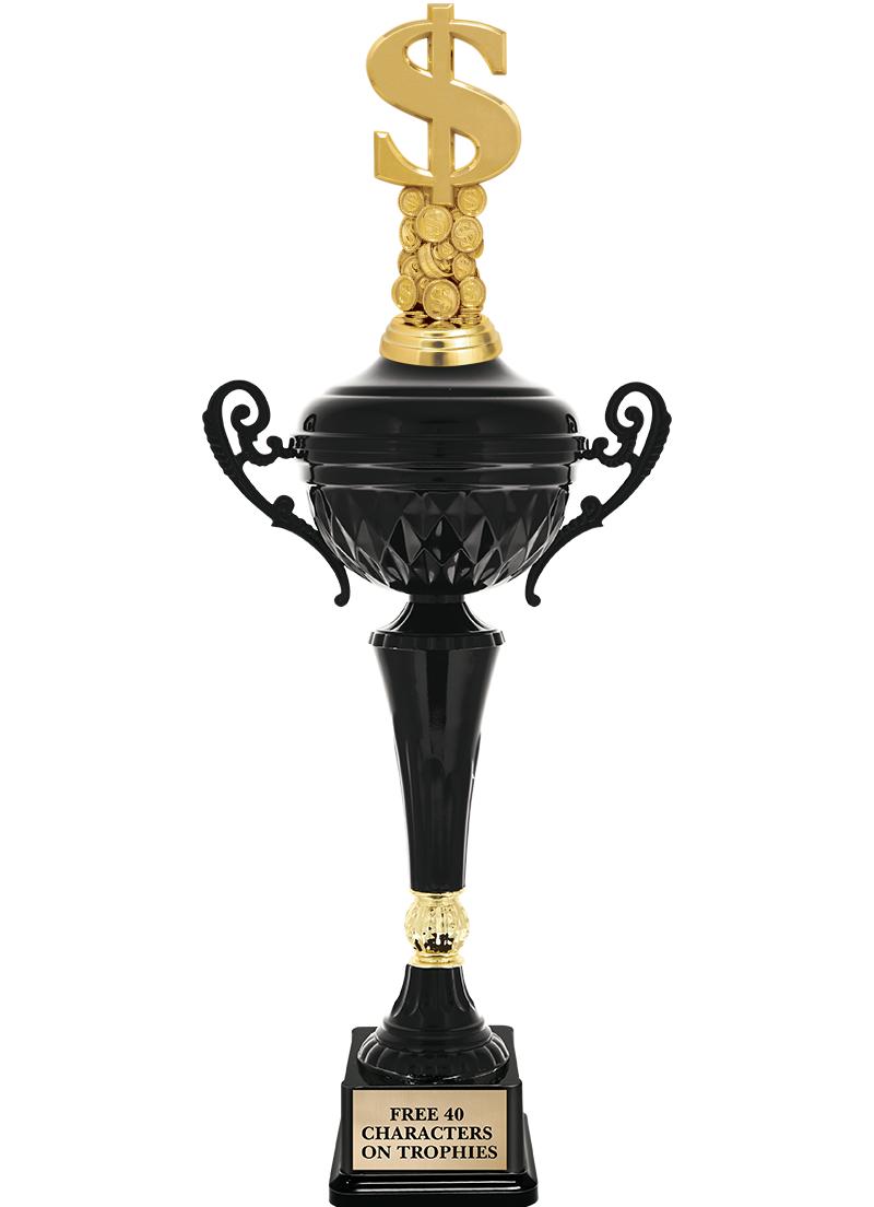 17.4" ONYX BLACK CUP TR W/FIG