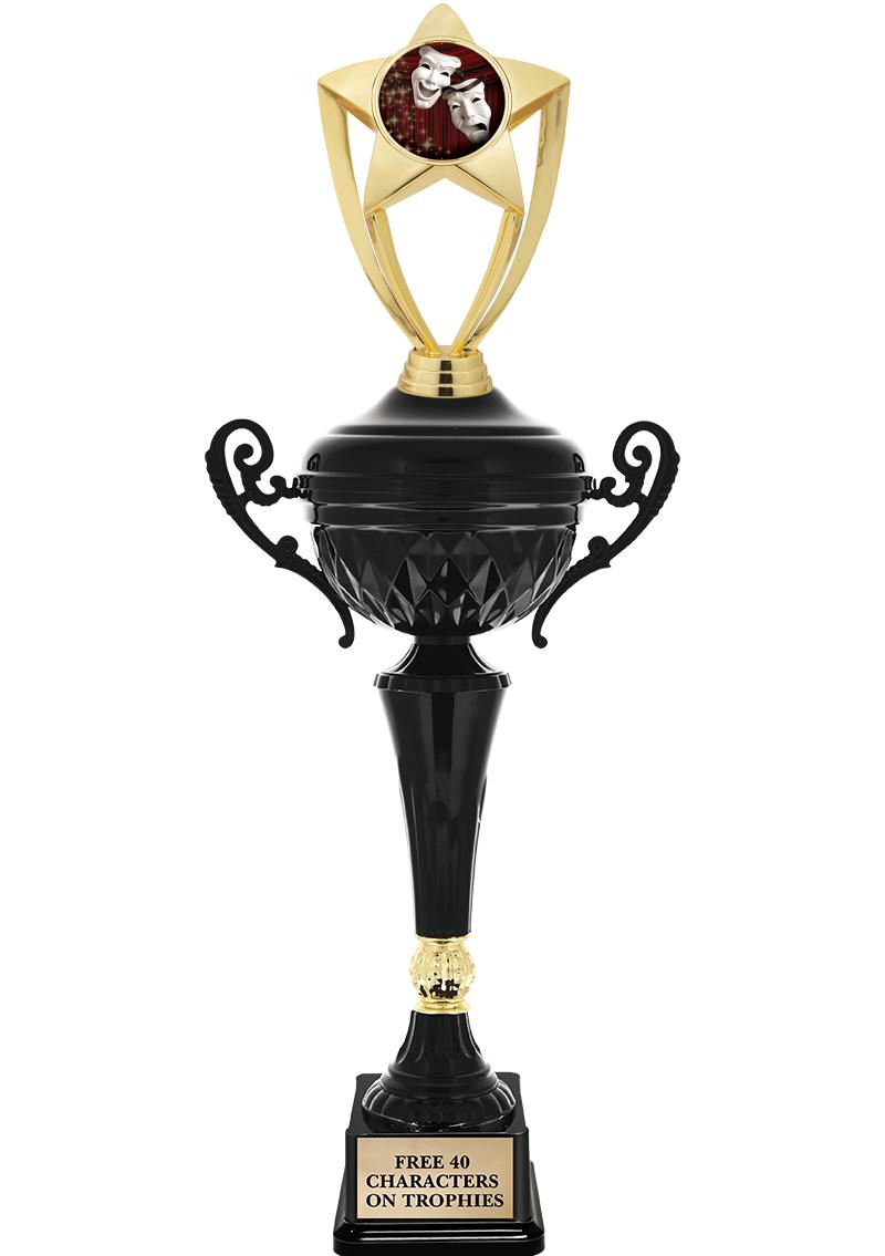 17.4" ONYX BLACK CUP TR W/FIG