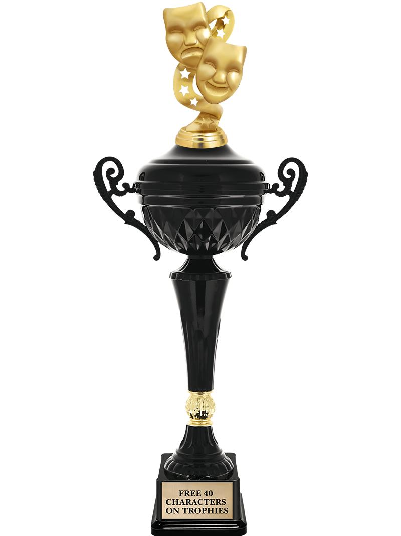 17.4" ONYX BLACK CUP TR W/FIG