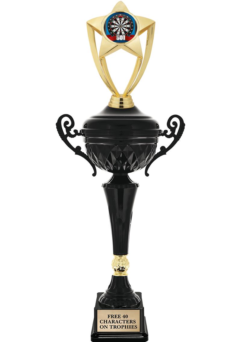 17.4" ONYX BLACK CUP TR W/FIG