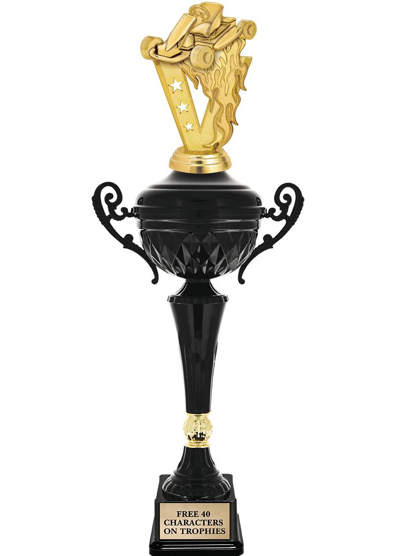 17.4" ONYX BLACK CUP TR W/FIG