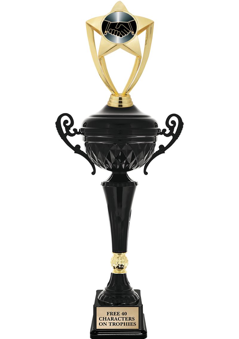 17.4" ONYX BLACK CUP TR W/FIG