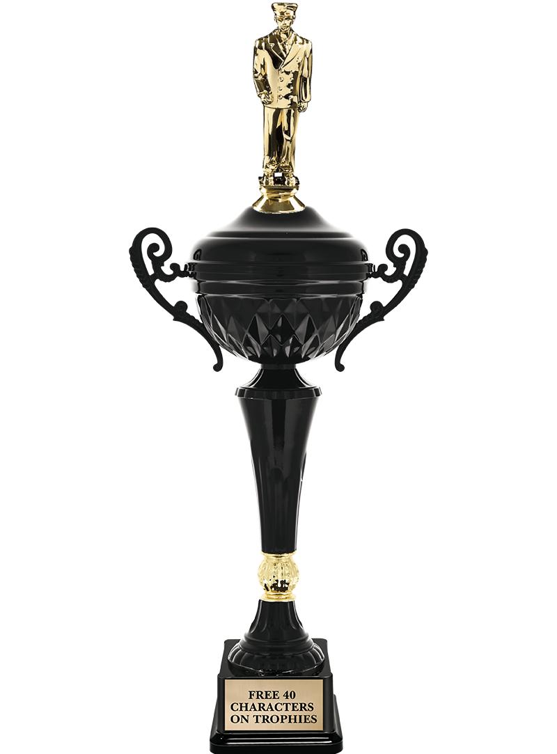 17.4" ONYX BLACK CUP TR W/FIG