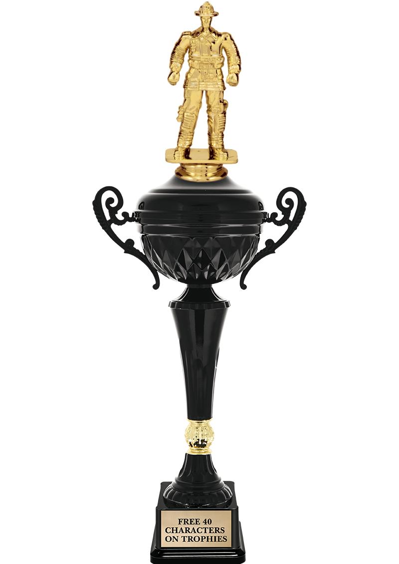 17.4" ONYX BLACK CUP TR W/FIG