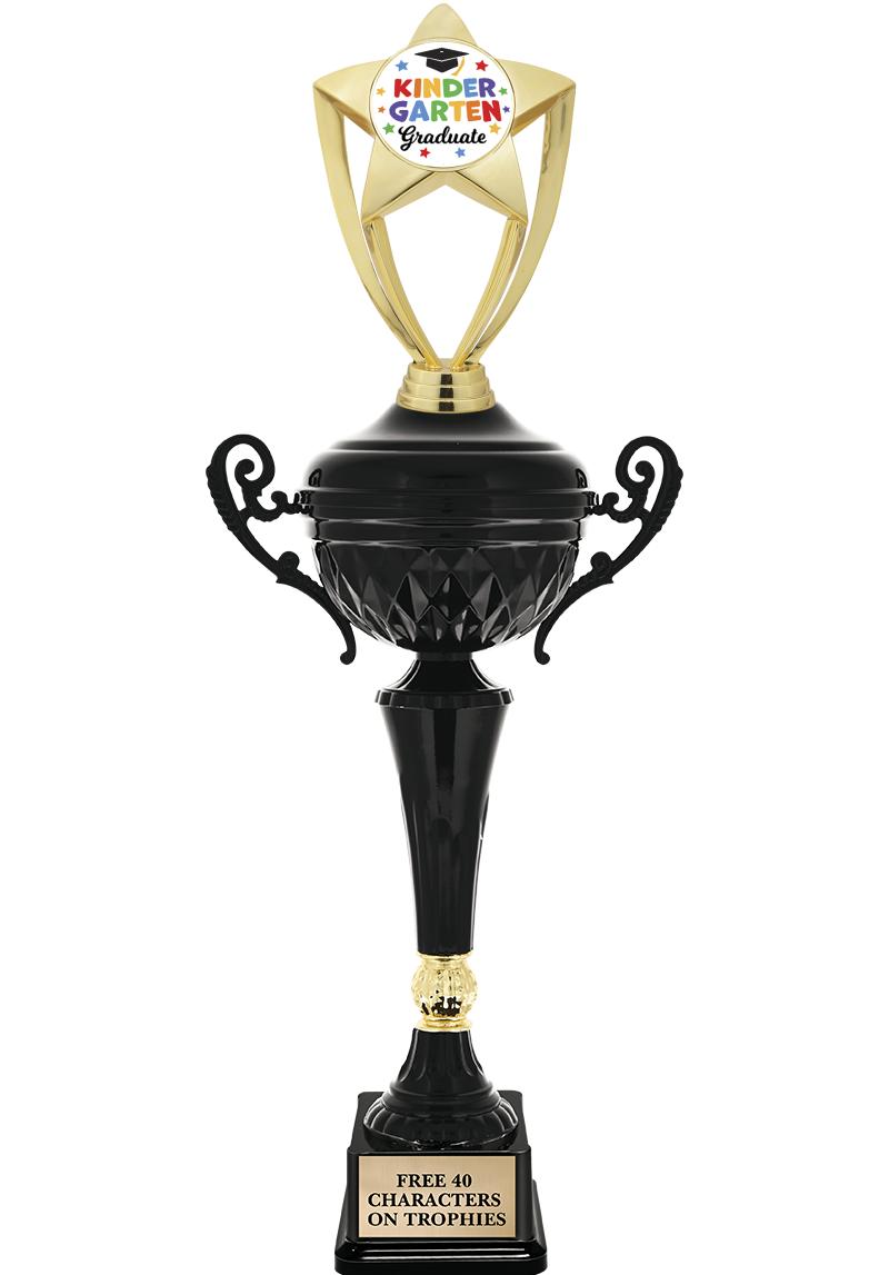 17.4" ONYX BLACK CUP TR W/FIG