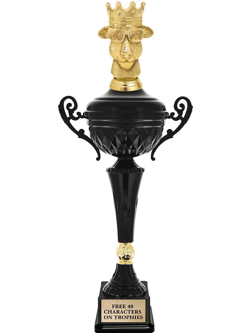 17.4" ONYX BLACK CUP TR W/FIG