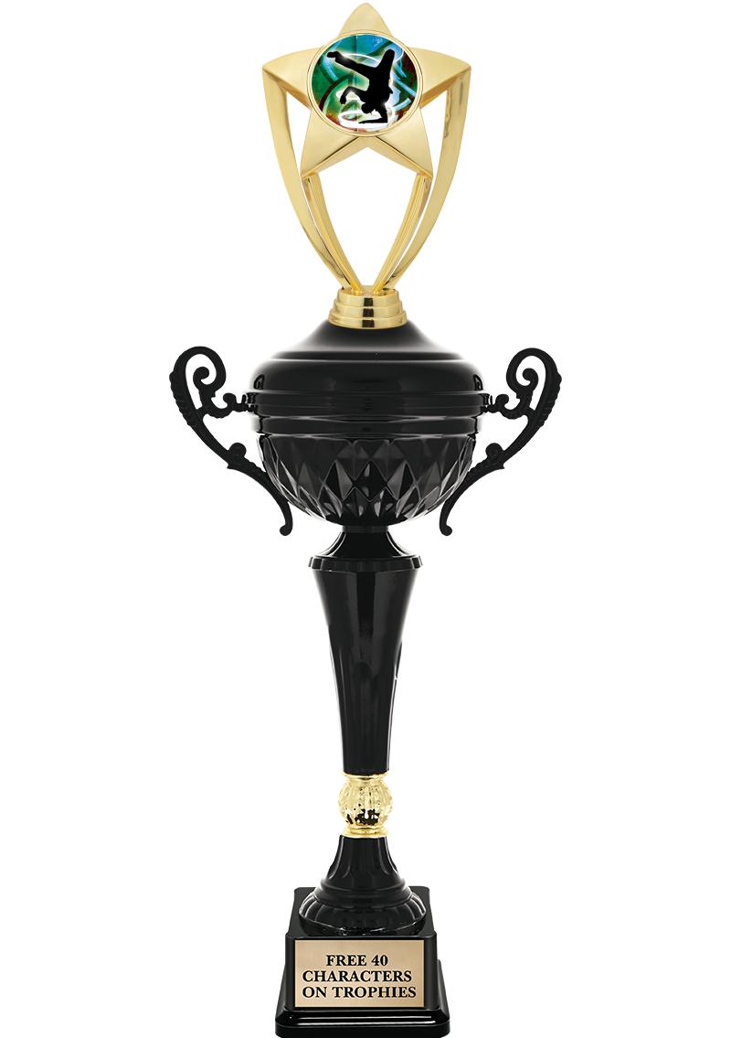 17.4" ONYX BLACK CUP TR W/FIG