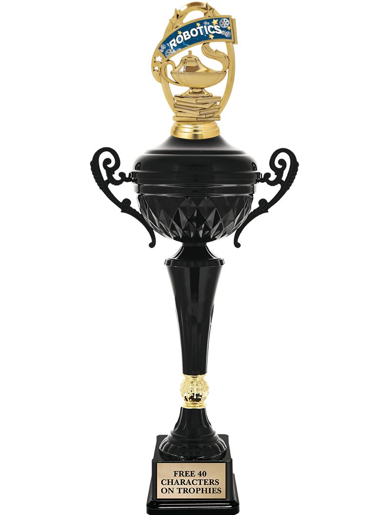 17.4" ONYX BLACK CUP TR W/FIG