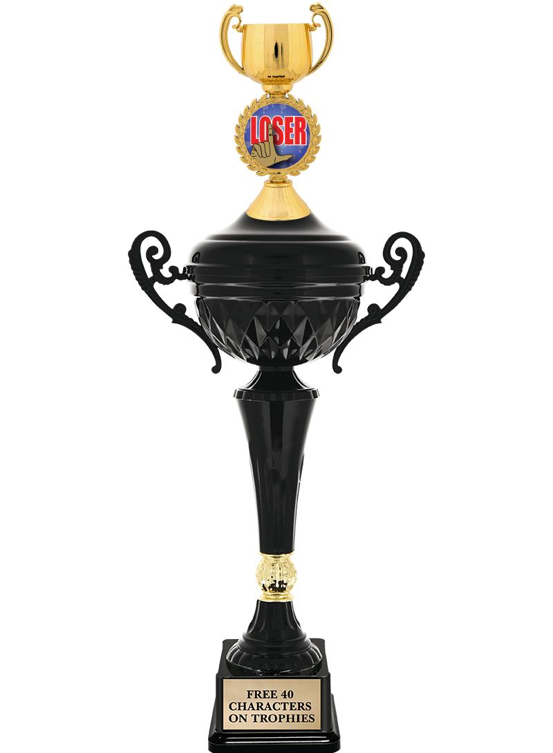 17.4" ONYX BLACK CUP TR W/FIG