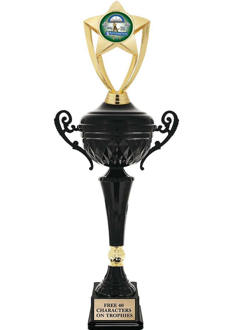 17.4" ONYX BLACK CUP TR W/FIG